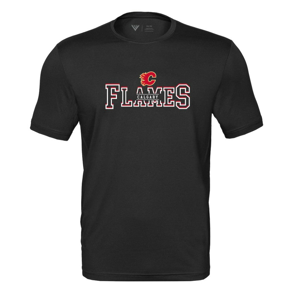 Calgary Flames Levelwear Anthem Journey Performance T-Shirt - Black | US 203144931
