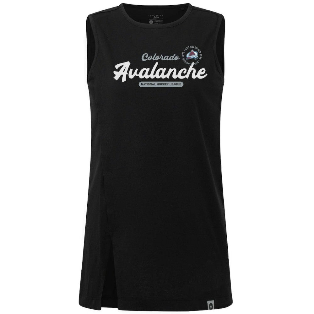 Colorado Avalanche Levelwear Women's Influx Monument Tank Top - Black | US 203145000