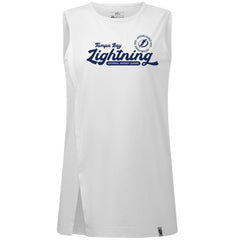 Tampa Bay Lightning Levelwear Women's Influx Monument Tank Top - White | US 203145004