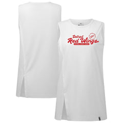 Detroit Red Wings Levelwear Women's Influx Monument Tank Top - White | US 203145018