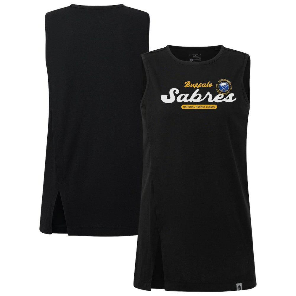 Buffalo Sabres Levelwear Women's Influx Monument Tank Top - Black | US 203145021