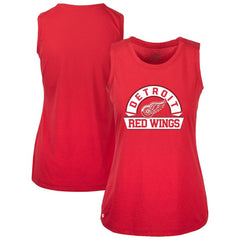 Detroit Red Wings Levelwear Women's Macy Banner Arch Tank Top - Red | US 203145026