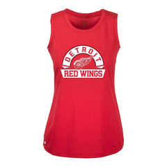 Detroit Red Wings Levelwear Women's Macy Banner Arch Tank Top - Red | US 203145026