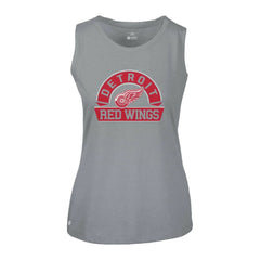 Detroit Red Wings Levelwear Women's Macy Banner Arch Tank Top - Gray | US 203145028