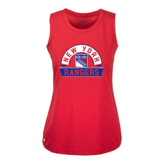 New York Rangers Levelwear Women's Macy Banner Arch Tank Top - Red | US 203145029