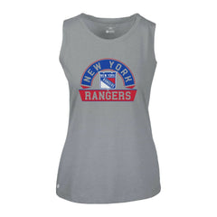 New York Rangers Levelwear Women's Macy Banner Arch Tank Top - Gray | US 203145031