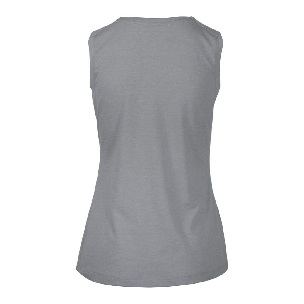 Tampa Bay Lightning Levelwear Women's Macy Banner Arch Tank Top - Gray | US 203145042