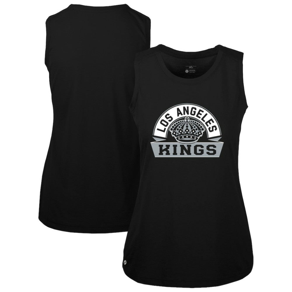 Los Angeles Kings Levelwear Women's Macy Banner Arch Tank Top - Black | US 203145046
