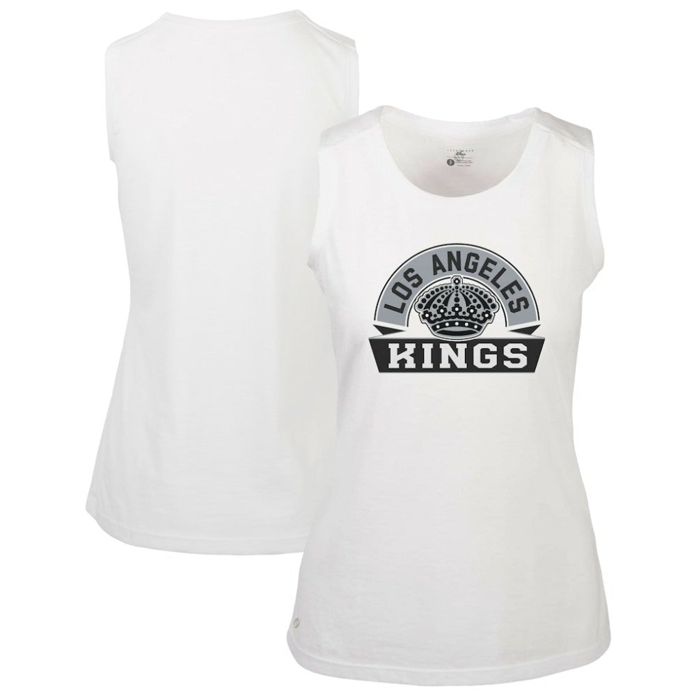 Los Angeles Kings Levelwear Women's Macy Banner Arch Tank Top - White | US 203145047