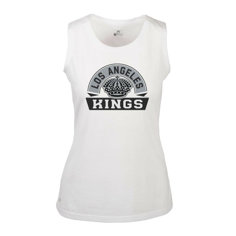 Los Angeles Kings Levelwear Women's Macy Banner Arch Tank Top - White | US 203145047