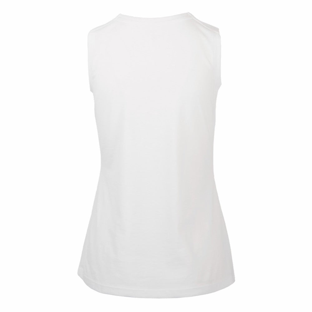 Tampa Bay Lightning Levelwear Women's Macy Banner Arch Tank Top - White | US 203145056