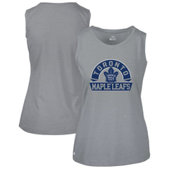 Toronto Maple Leafs Levelwear Women's Macy Banner Arch Tank Top - Gray | US 203145076