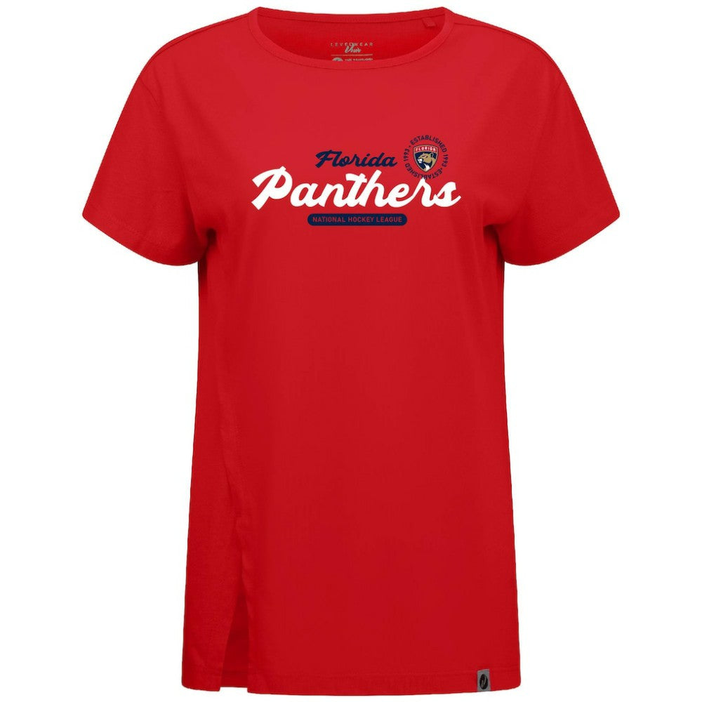 Florida Panthers Levelwear Women's Influx Monument T-Shirt - Red | US 203145082