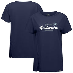 Colorado Avalanche Levelwear Women's Influx Monument T-Shirt - Navy | US 203145088