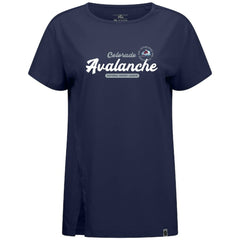 Colorado Avalanche Levelwear Women's Influx Monument T-Shirt - Navy | US 203145088