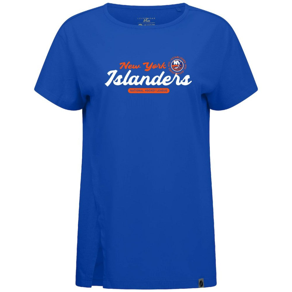 New York Islanders Levelwear Women's Influx Monument T-Shirt - Royal | US 203145100