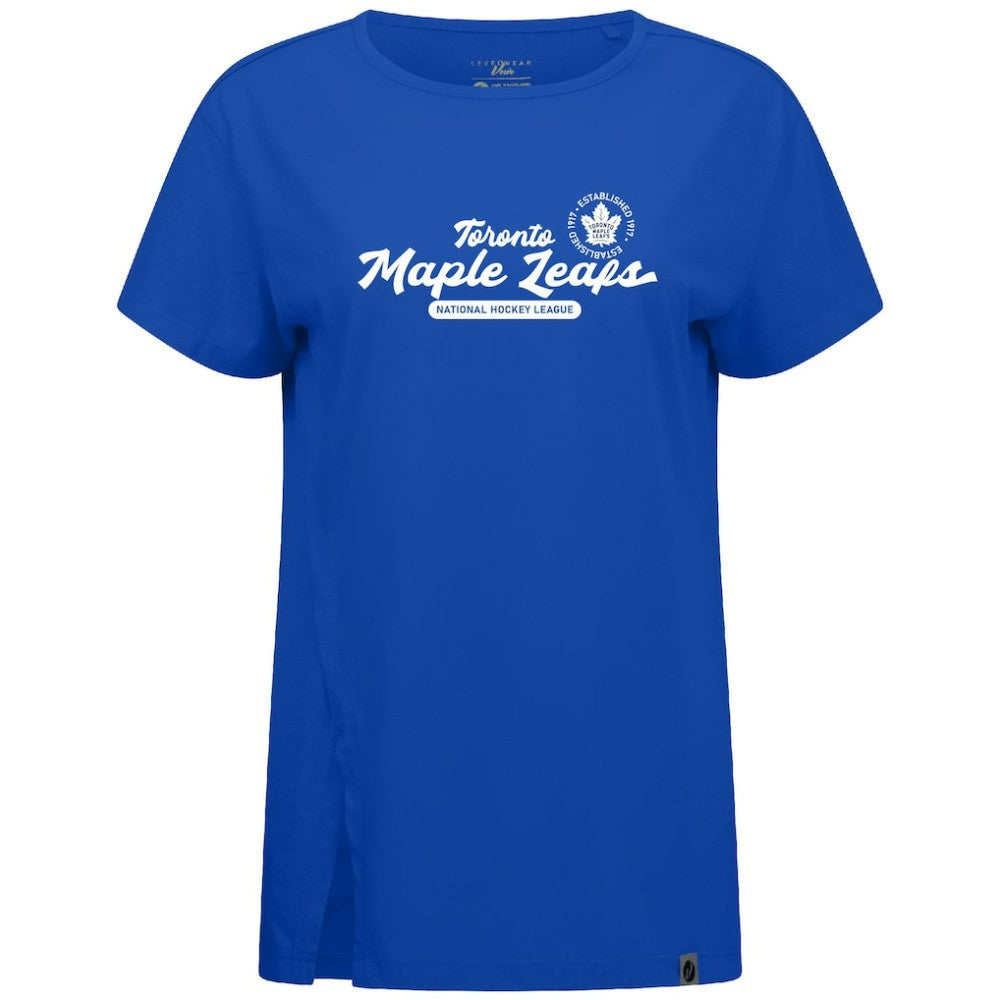 Toronto Maple Leafs Levelwear Women's Influx Monument T-Shirt - Royal | US 203145110