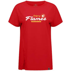 Calgary Flames Levelwear Women's Influx Monument T-Shirt - Red | US 203145112