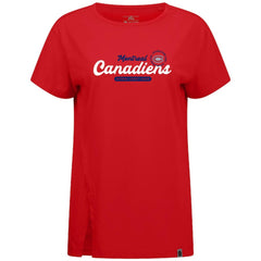 Montreal Canadiens Levelwear Women's Influx Monument T-Shirt - Red | US 203145117