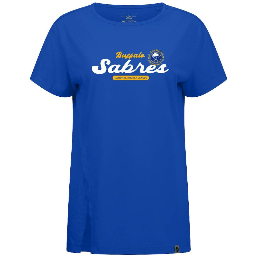 Buffalo Sabres Levelwear Women's Influx Monument T-Shirt - Royal | US 203145121