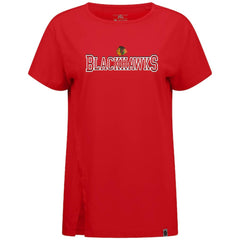 Chicago Blackhawks Levelwear Women's Influx Journey T-Shirt - Red | US 203145127