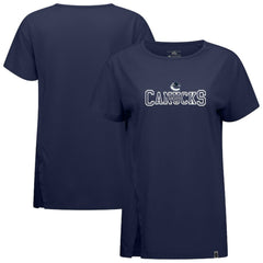 Vancouver Canucks Levelwear Women's Influx Journey T-Shirt - Navy | US 203145129