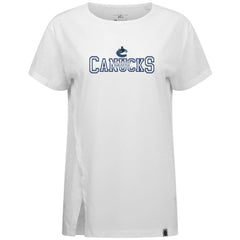 Vancouver Canucks Levelwear Women's Influx Journey T-Shirt - White | US 203145130
