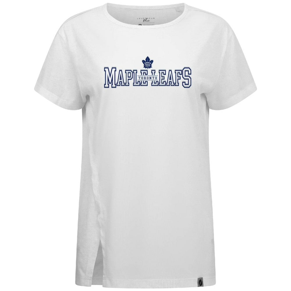 Toronto Maple Leafs Levelwear Women's Influx Journey T-Shirt - White | US 203145131