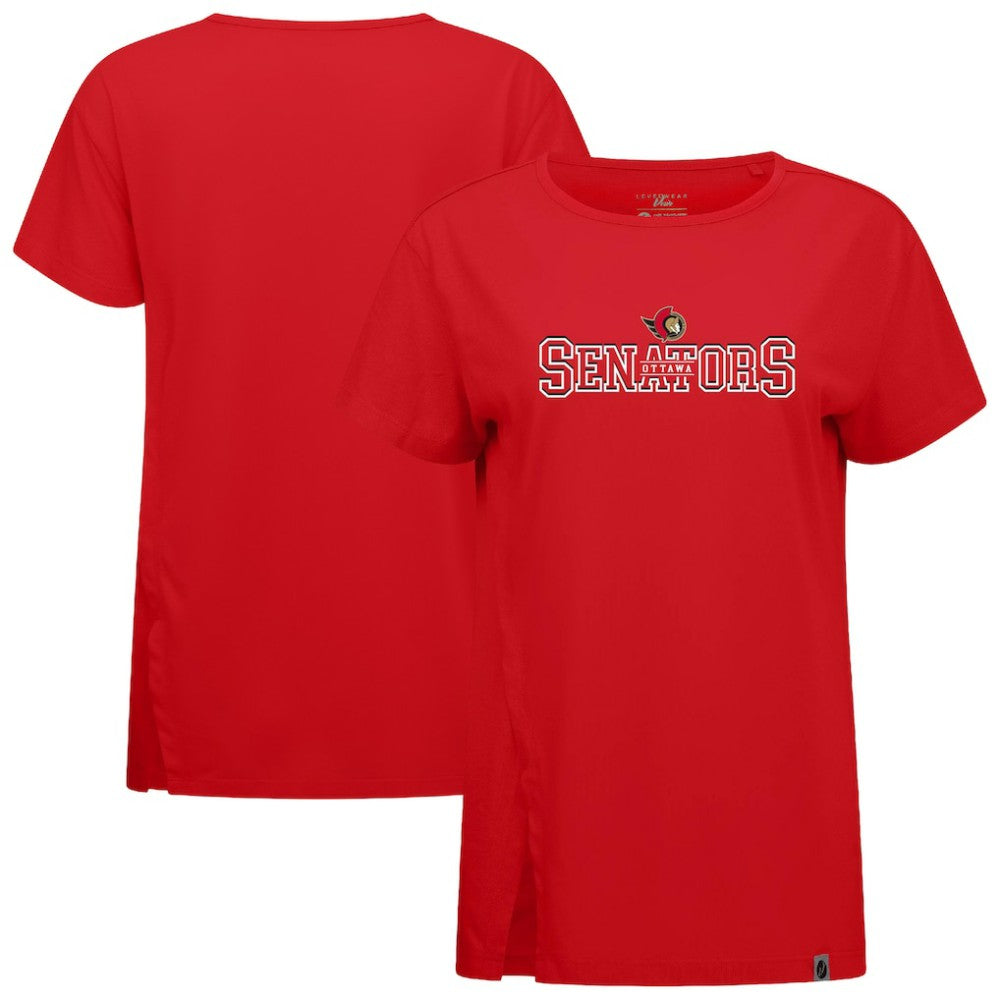 Ottawa Senators Levelwear Women's Influx Journey T-Shirt - Red | US 203145135
