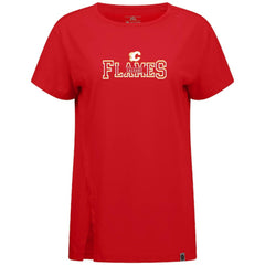 Calgary Flames Levelwear Women's Influx Journey T-Shirt - Red | US 203145136
