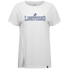 Tampa Bay Lightning Levelwear Women's Influx Journey T-Shirt - White | US 203145137