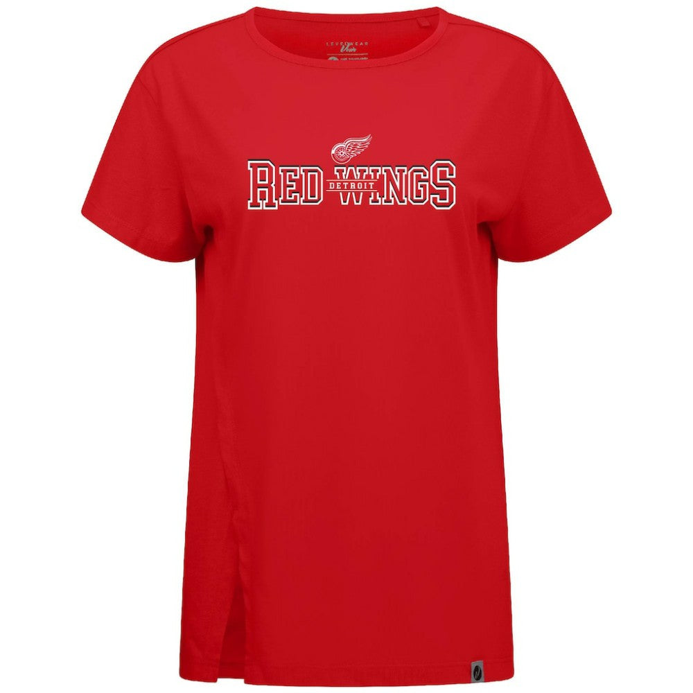 Detroit Red Wings Levelwear Women's Influx Journey T-Shirt - Red | US 203145142