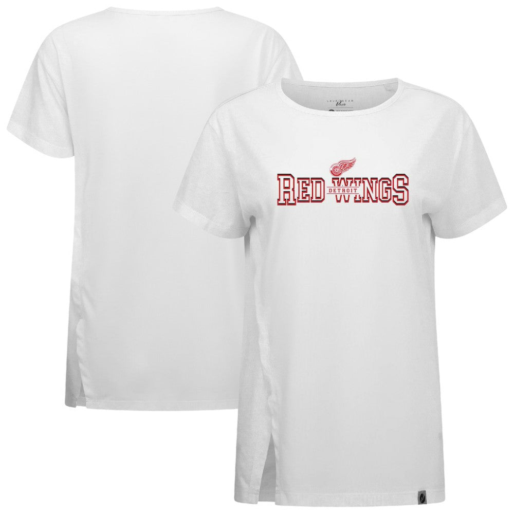 Detroit Red Wings Levelwear Women's Influx Journey T-Shirt - White | US 203145143