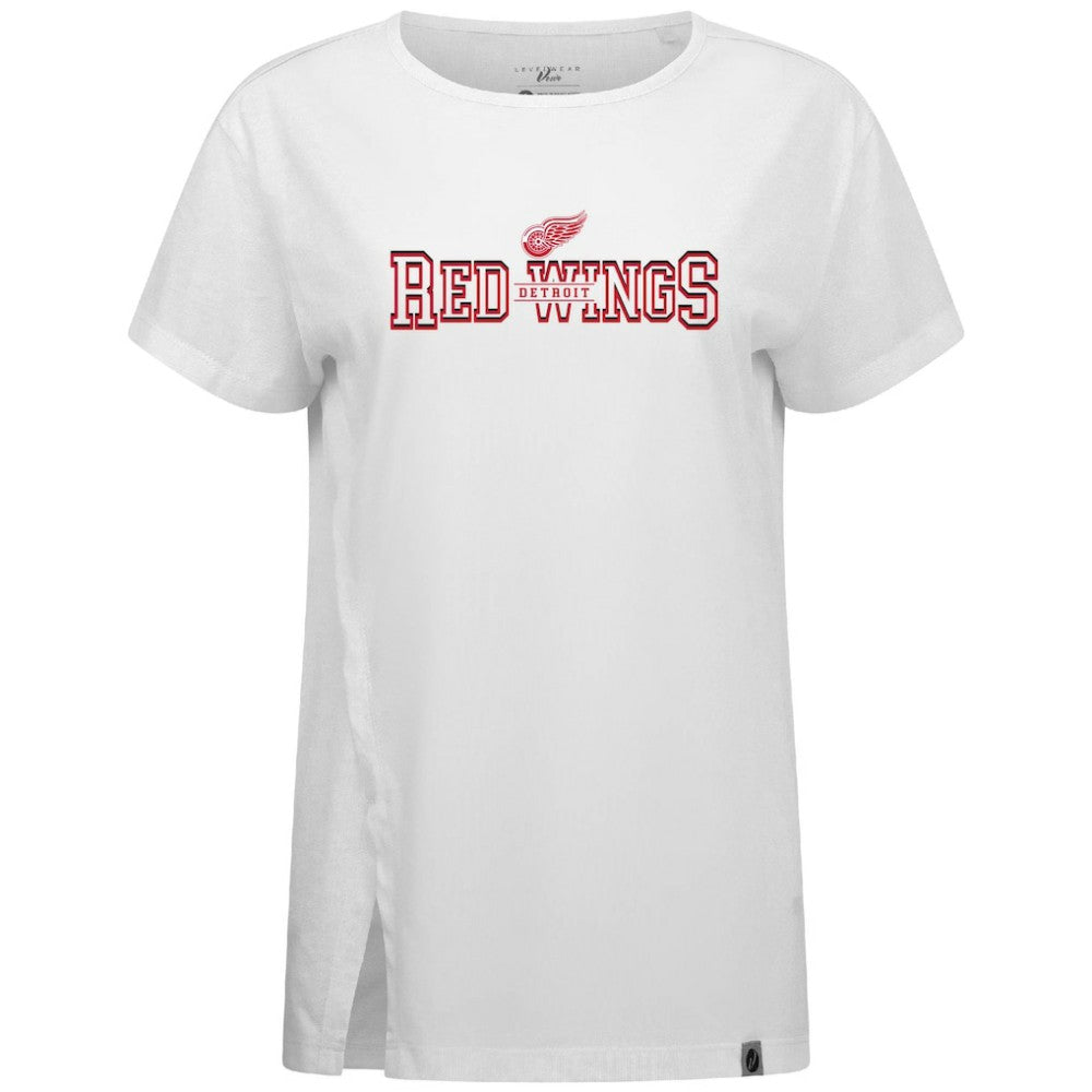 Detroit Red Wings Levelwear Women's Influx Journey T-Shirt - White | US 203145143