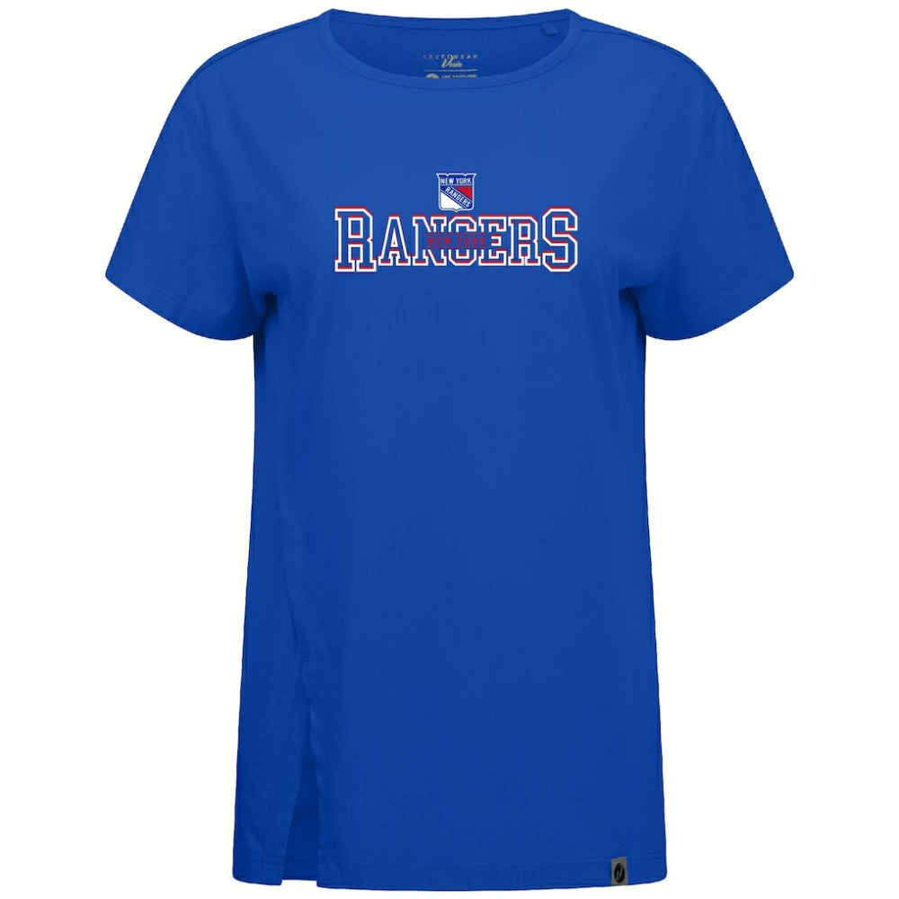 New York Rangers Levelwear Women's Influx Journey T-Shirt - Royal | US 203145144