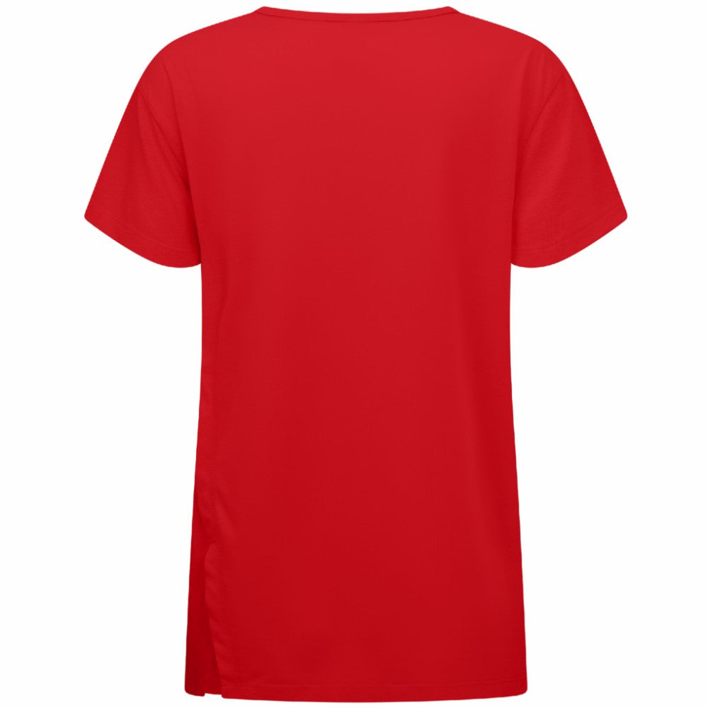 New York Rangers Levelwear Women's Influx Journey T-Shirt - Red | US 203145146