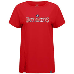 Columbus Blue Jackets Levelwear Women's Influx Journey T-Shirt - Red | US 203145149