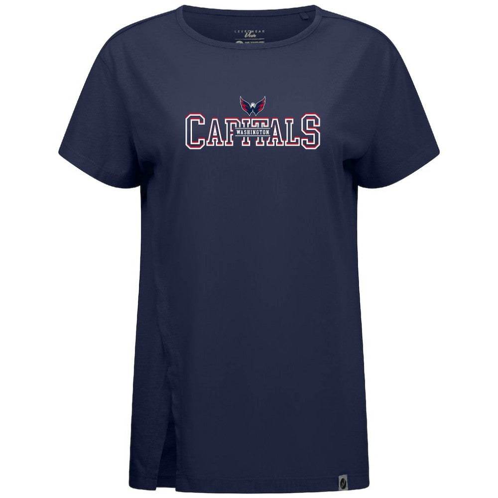 Washington Capitals Levelwear Women's Influx Journey T-Shirt - Navy | US 203145152