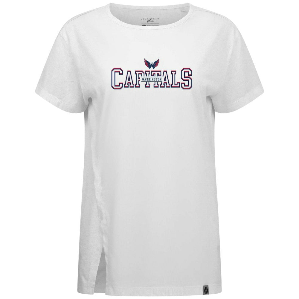 Washington Capitals Levelwear Women's Influx Journey T-Shirt - White | US 203145154