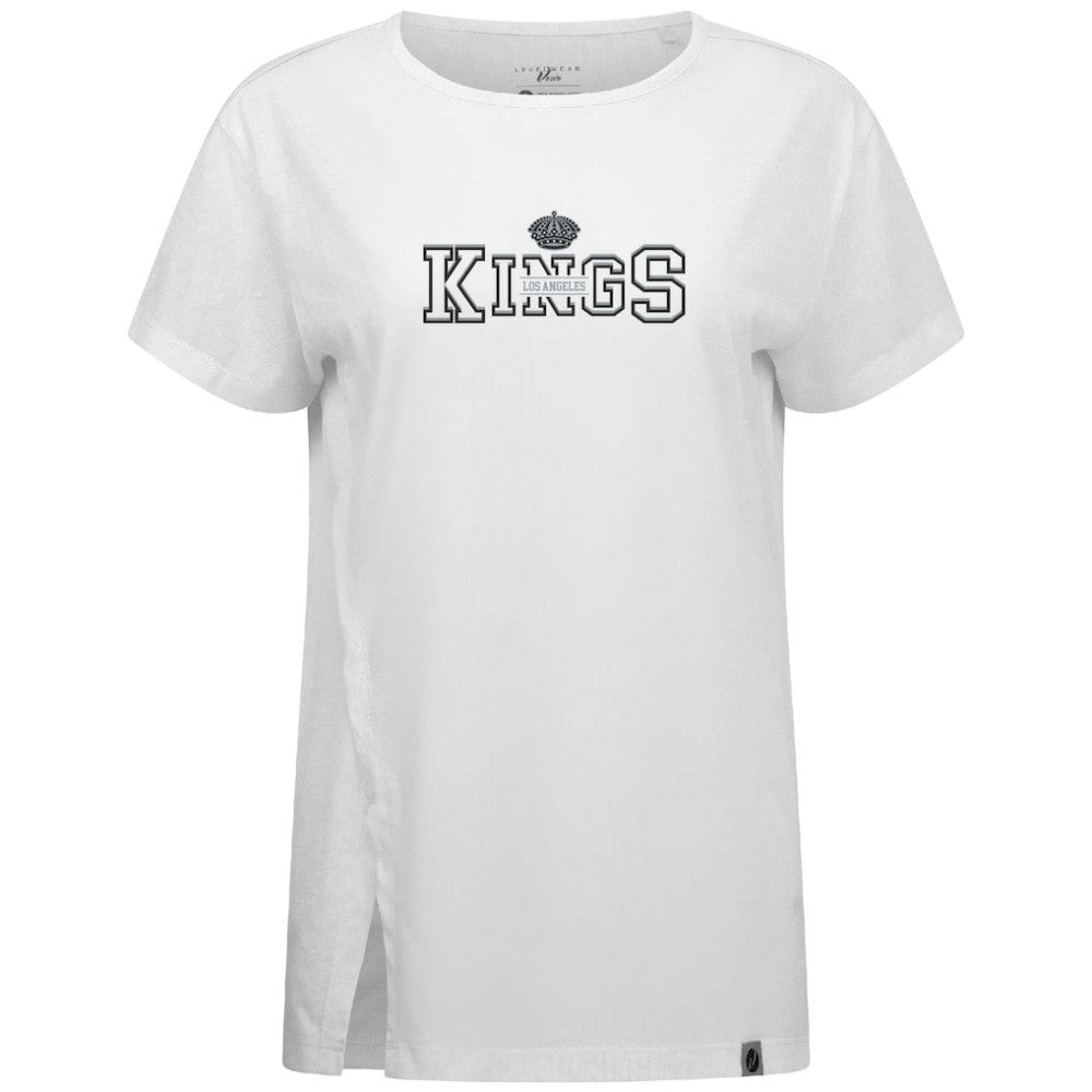 Los Angeles Kings Levelwear Women's Influx Journey T-Shirt - White | US 203145158