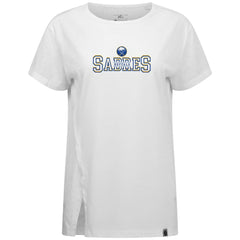 Buffalo Sabres Levelwear Women's Influx Journey T-Shirt - White | US 203145160