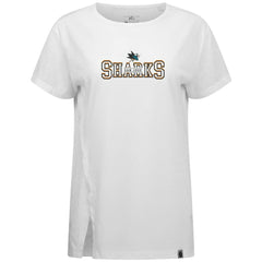 San Jose Sharks Levelwear Women's Influx Journey T-Shirt - White | US 203145163