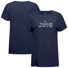 Winnipeg Jets Levelwear Women's Influx Journey T-Shirt - Navy | US 203145164