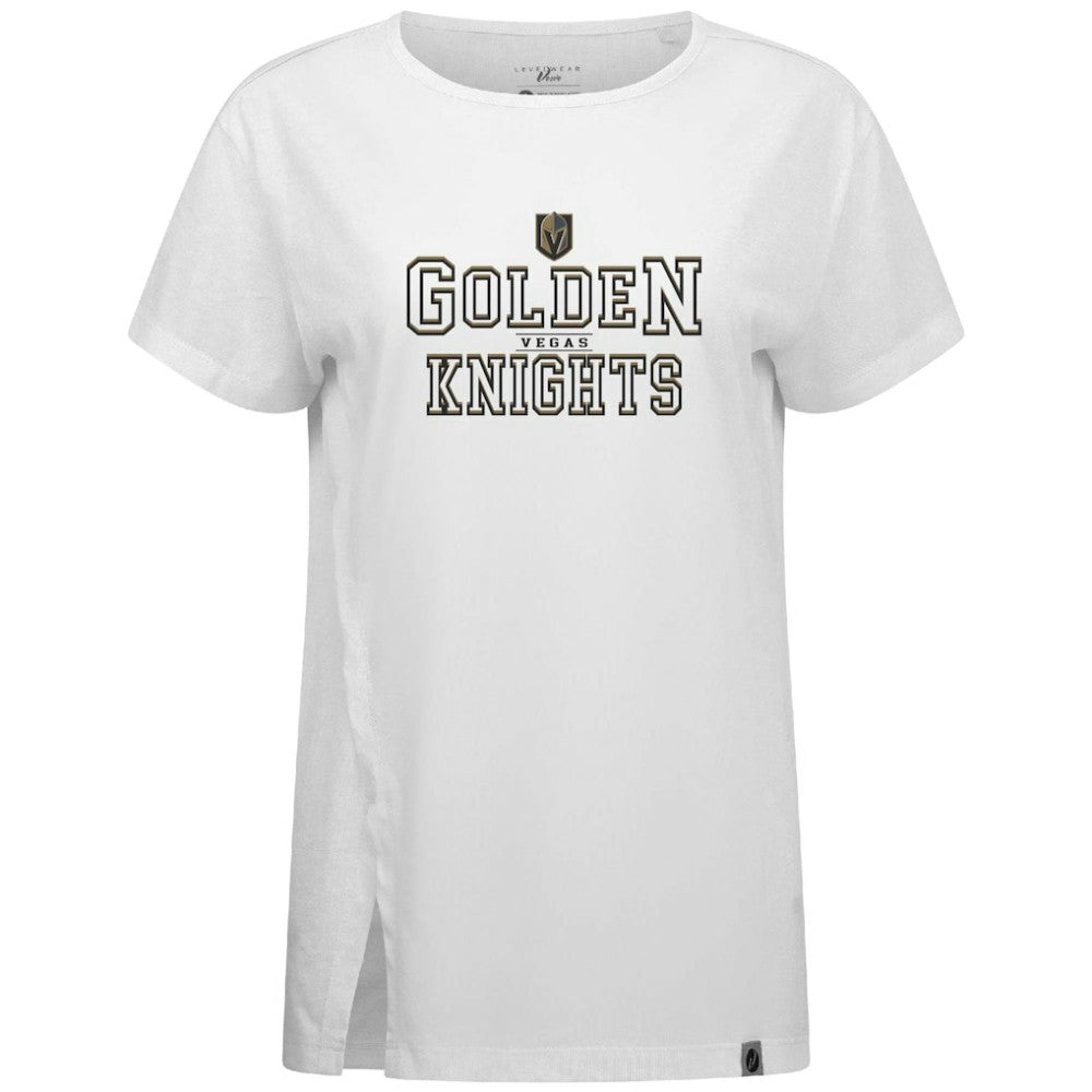 Vegas Golden Knights Levelwear Women's Influx Journey T-Shirt - White | US 203145165