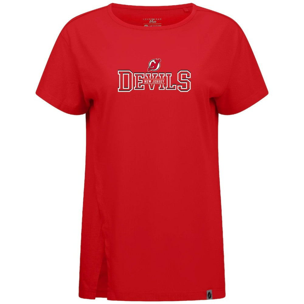 New Jersey Devils Levelwear Women's Influx Journey T-Shirt - Red | US 203145166