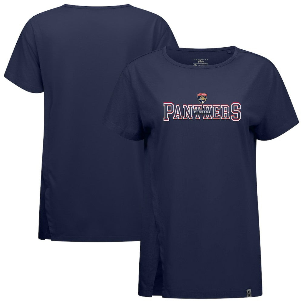 Florida Panthers Levelwear Women's Influx Journey T-Shirt - Navy | US 203145169
