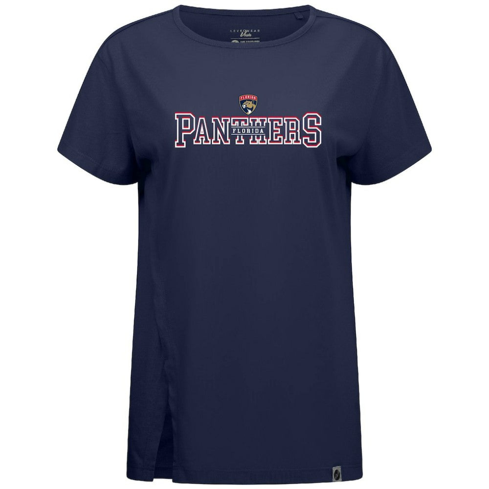 Florida Panthers Levelwear Women's Influx Journey T-Shirt - Navy | US 203145169