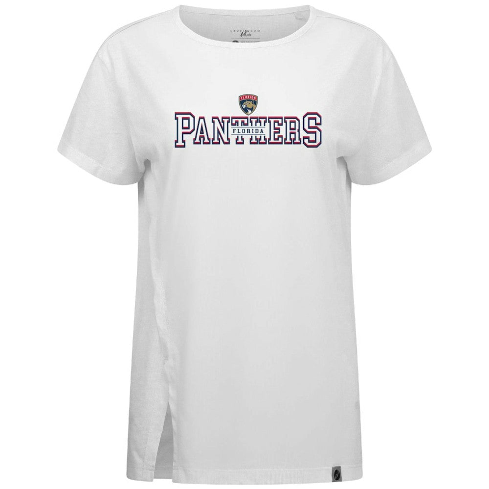 Florida Panthers Levelwear Women's Influx Journey T-Shirt - White | US 203145170