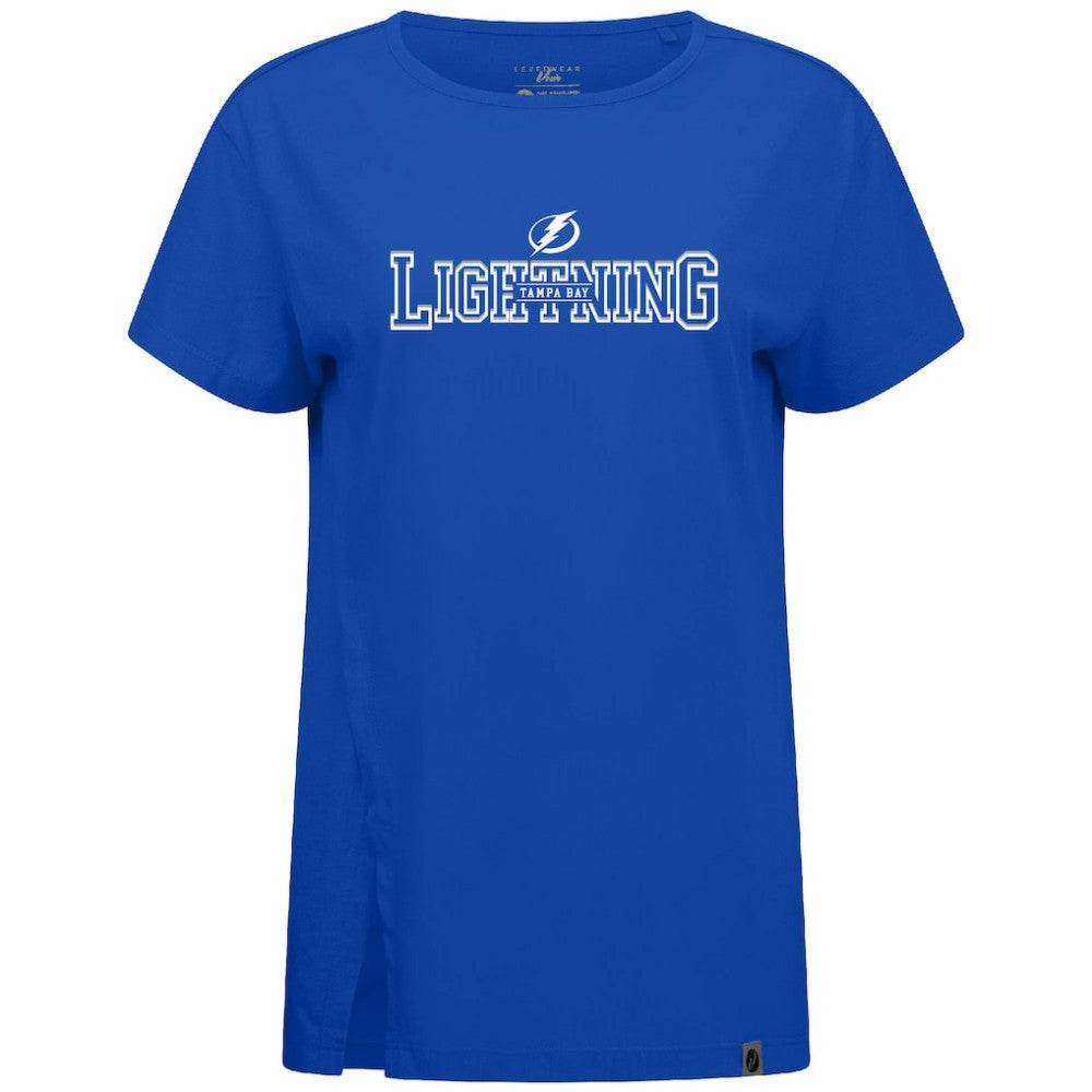 Tampa Bay Lightning Levelwear Women's Influx Journey T-Shirt - Royal | US 203145171