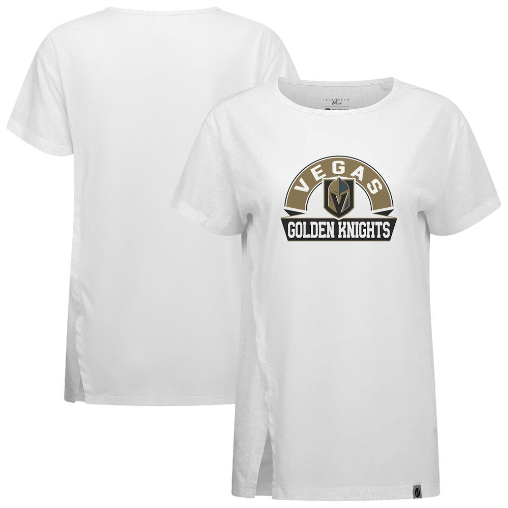 Vegas Golden Knights Levelwear Women's Influx Banner Arch T-Shirt - White | US 203145192